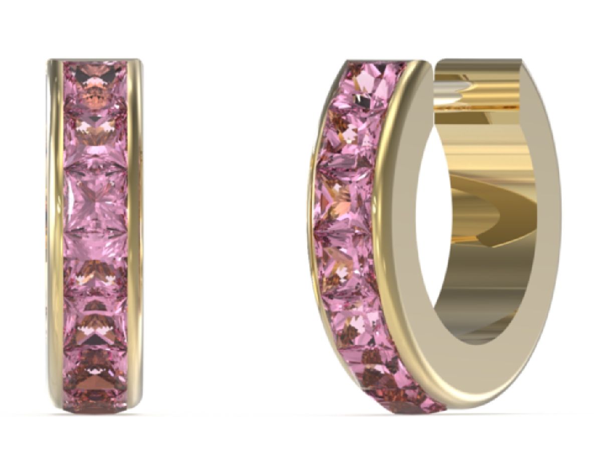 Guess JUBE03134JWYGFCT/U “Huggie Me” Earrings Gold-Plated / Jewellery