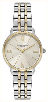 Olivia Burton Westbourne Classic (30mm) Champagne Dial / Two-Tone Stainless Steel Bracelet 24000351