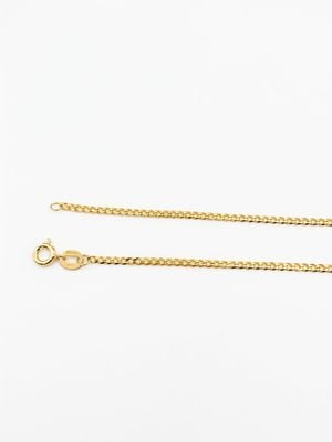 9ct Solid Yellow Gold Ultra Fine Flat Curb 20" Chain SUFC-150-9Y-20
