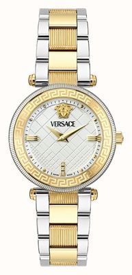 Versace REVE (35mm) Silver Dial / Two-Tone Stainless Steel Bracelet VE8B00724