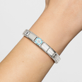 Nomination Classic - Blue Enamel Flower Charm with Cubic Zirconia 330321/16 - alternate view 2