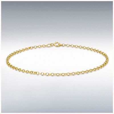 IBB 9ct Yellow Gold Belcher Bracelet 20cm/8" 1.24.1453