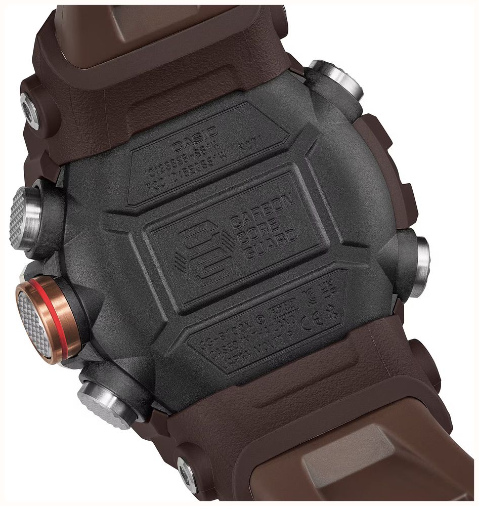 Casio G-Shock Mudmaster MASTER IN HORIZON GOLD (51.3mm) Black Dial / Brown Resin Band Watch GG-B100XMH-5AER - alternate view 7