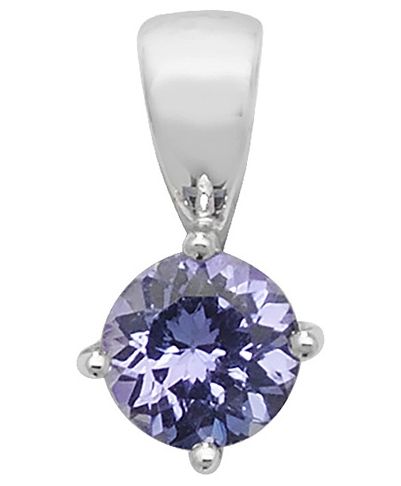 James Moore TH PD231WT 9k White Gold Tanzanite Claw Set Jewellery
