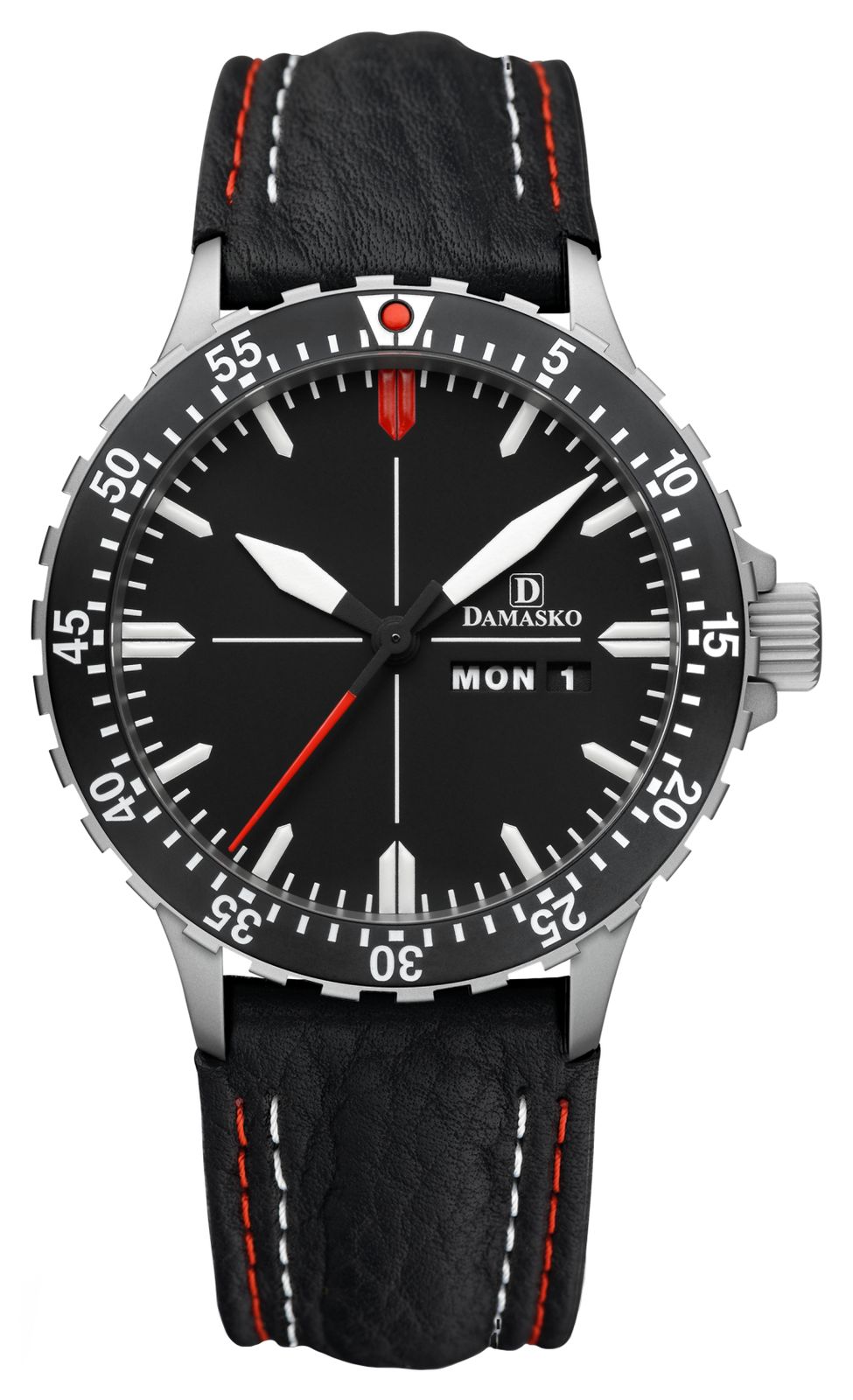 Damasko DK44 DK44 Day/Date Automatic TOP (40mm) Black Dial Watch