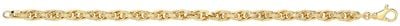 Treasure House Women's 9ct Yellow Gold Prince Of Wales Hollow Bracelet BR229/07