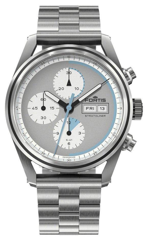 FORTIS F2340007 Stratoliner S-41 Automatic Cool Grey (41mm) Watch