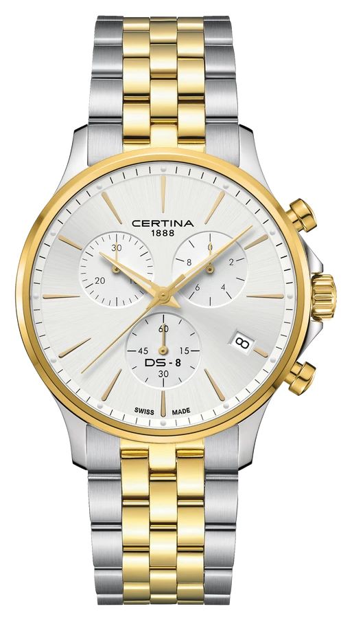 Certina C0454172203100 Men’s DS-8 Chrono (41mm) Silver Dial Watch
