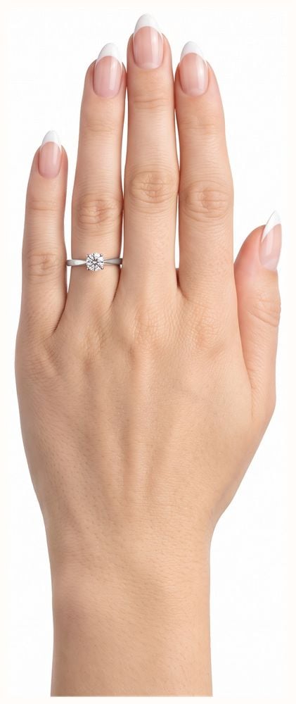 Plat Single Stone 0.60ct Dia Ring J28302 - alternate view 4