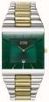STORM OMARI XL / 32mm / Green Dial / Two-Tone Stainless steel Bracelet 47195/GD/GN