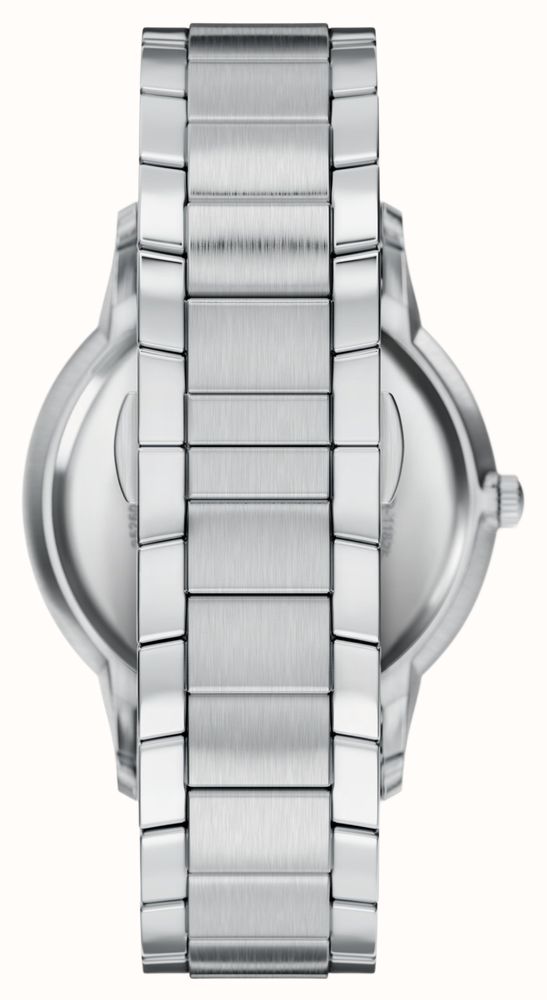Emporio Armani Three-Hand Quartz (43mm) Grey Sunray Dial / Stainless Steel Bracelet AR11825 - alternate view 3
