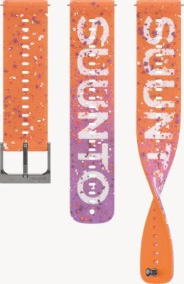 Suunto Athletic 6 Power Orange Silicone Strap - 22mm (S+M) - STRAP ONLY SS051071000