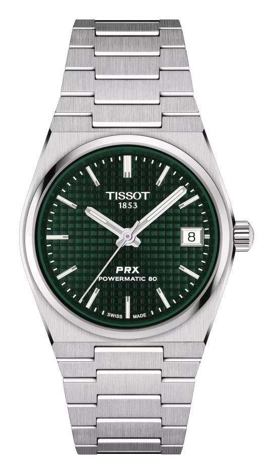 Tissot T1372071109100 PRX Powermatic 80 (35mm) Green Dial / Watch