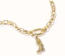 Thomas Sabo THOMAS SABO Charm Club Connect 18ct Yellow Gold Plated Cubic Zirconia Cowboy Boot Charm CC1325-M01-14 - alternate view 2