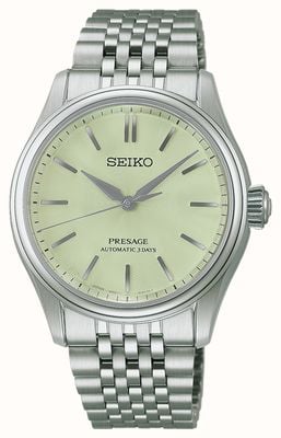Seiko Presage Classic Series Automatic (38mm) 'Wakatake Iro' Green Dial / Stainless Steel Bracelet Watch HCC002J1