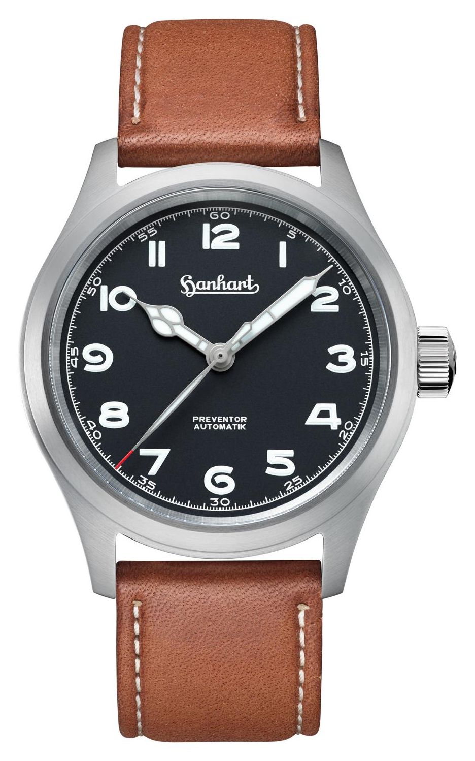 Hanhart 792.810-7210 PIONEER Preventor HD12™ (39mm) Black Watch
