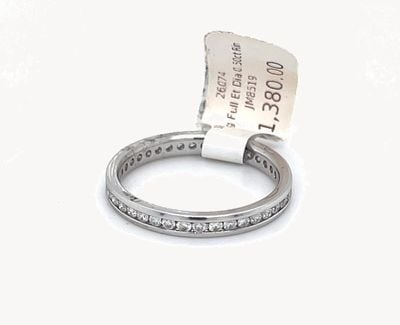 18k W/g Full Et Dia 0.50ct Ring JM8519