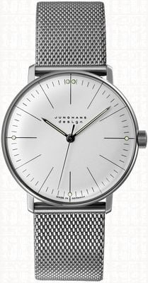 Junghans Max Bill Hand-winding | Steel Mesh Strap 27/3004.46