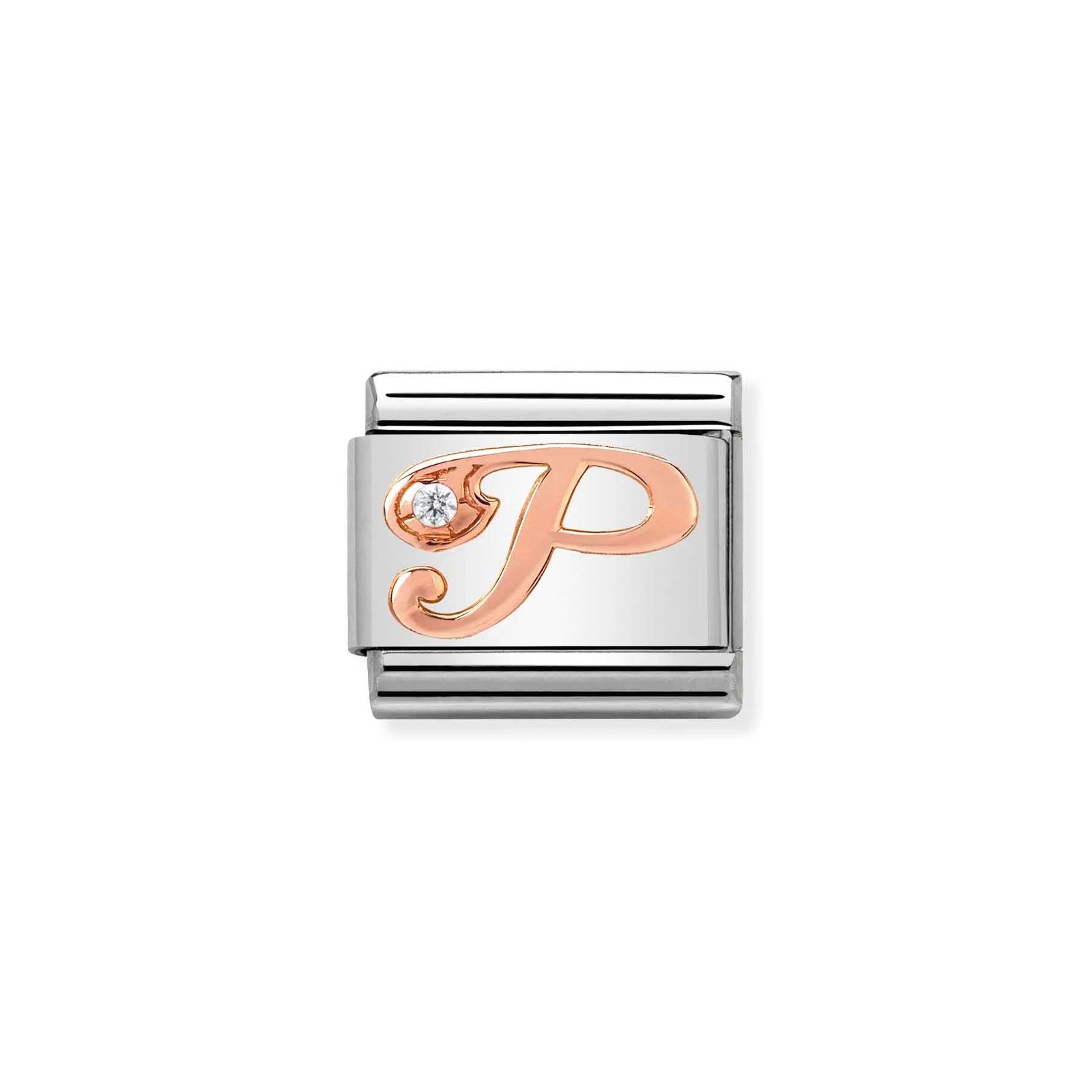 Nomination 430310/16 Composable Classic LETTERS Steel Zircon Jewellery