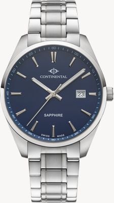 Continental Contemporary Round (41mm) Blue Dial / Stainless Steel Bracelet 23001-GD101830