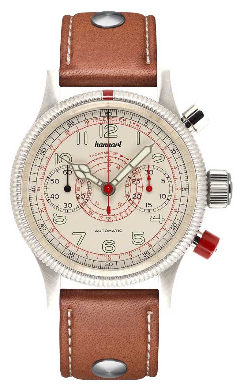 Hanhart 712.200-0210 PIONEER TachyTele Automatic (40mm) Watch