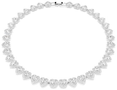 Swarovski x Ariana Grande Heart-Shaped Crystal Tennis Necklace 5720857