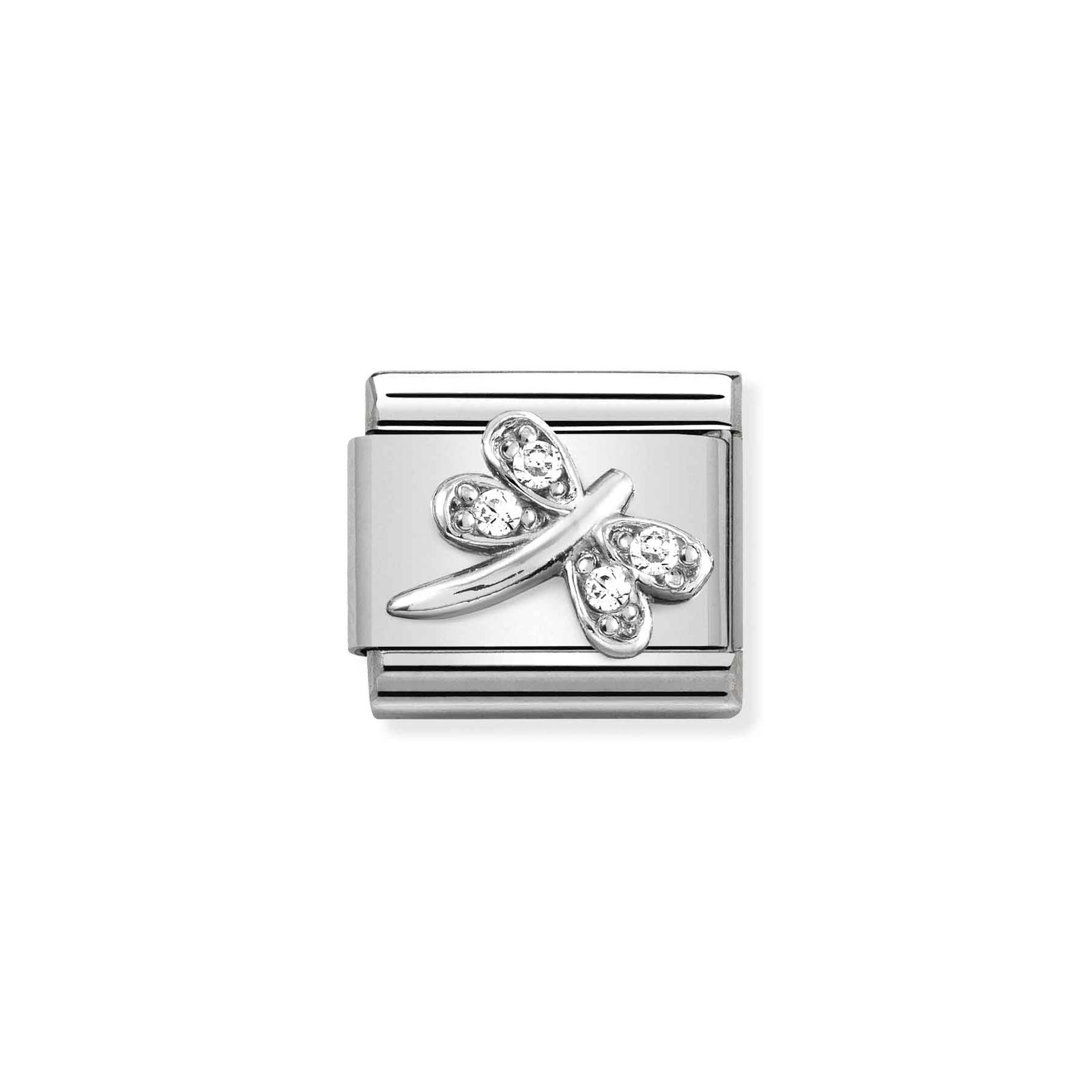 Nomination 330304/38 Classic White Dragonfly Sterling Silver Jewellery