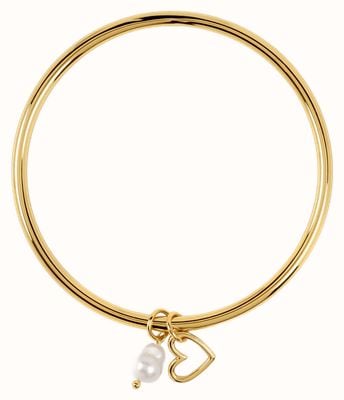 Radley Jewellery Heart Street Gold Plated Heart & Pearl Bangle RYJ3622S