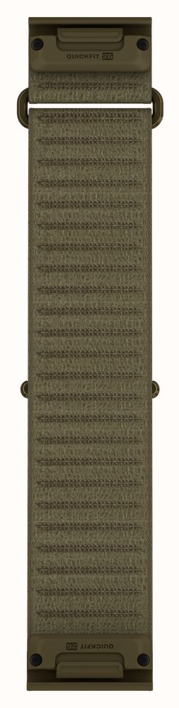 Garmin QuickFit Bands (26mm - Short) Drab Green ComfortFit Fabric - Strap Only 010-14508-12 - alternate view 2