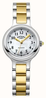 Rotary Elegance | Mother-of-Pearl Dial | Two Tone Stainless Steel Bracelet LB05136/41