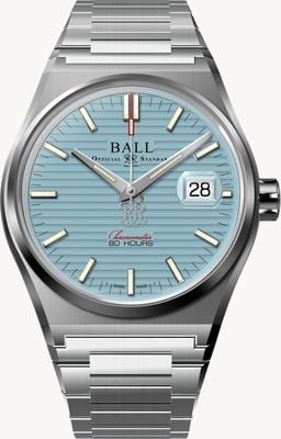 Ball Watch Company Roadmaster M Perseverer (40mm) Ice Blue Dial / Stainless Steel Bracelet NM9052C-S1C-IBE