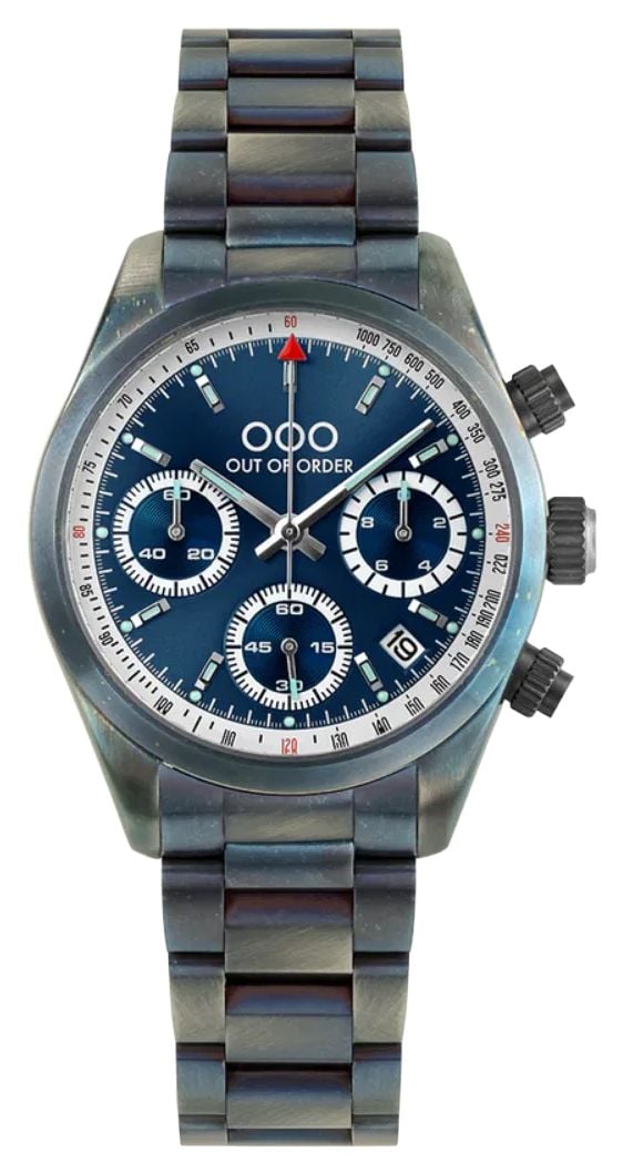 Out Of Order OOO.001-23.BL.AC Sporty Cronografo Quartz (40mm Watch