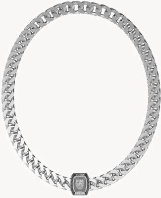 Guess LION KING Curb Chain Plated Stainless Steel Necklace - One Size UMN05004ST