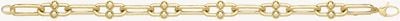 9ct Yellow Gold Hollow Bubble Link Bracelet BR676