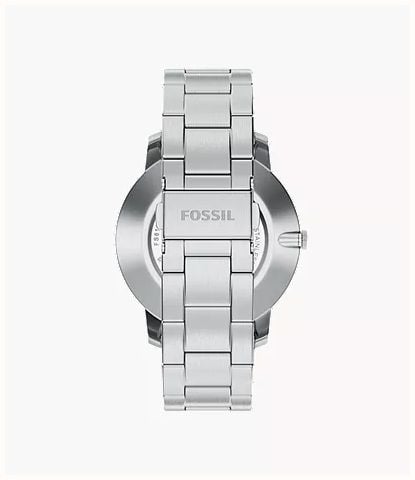 Fossil Minimalist 44 mm Three-Hand Blue Dial Stainless Steel Watch FS6180 - alternate view 4