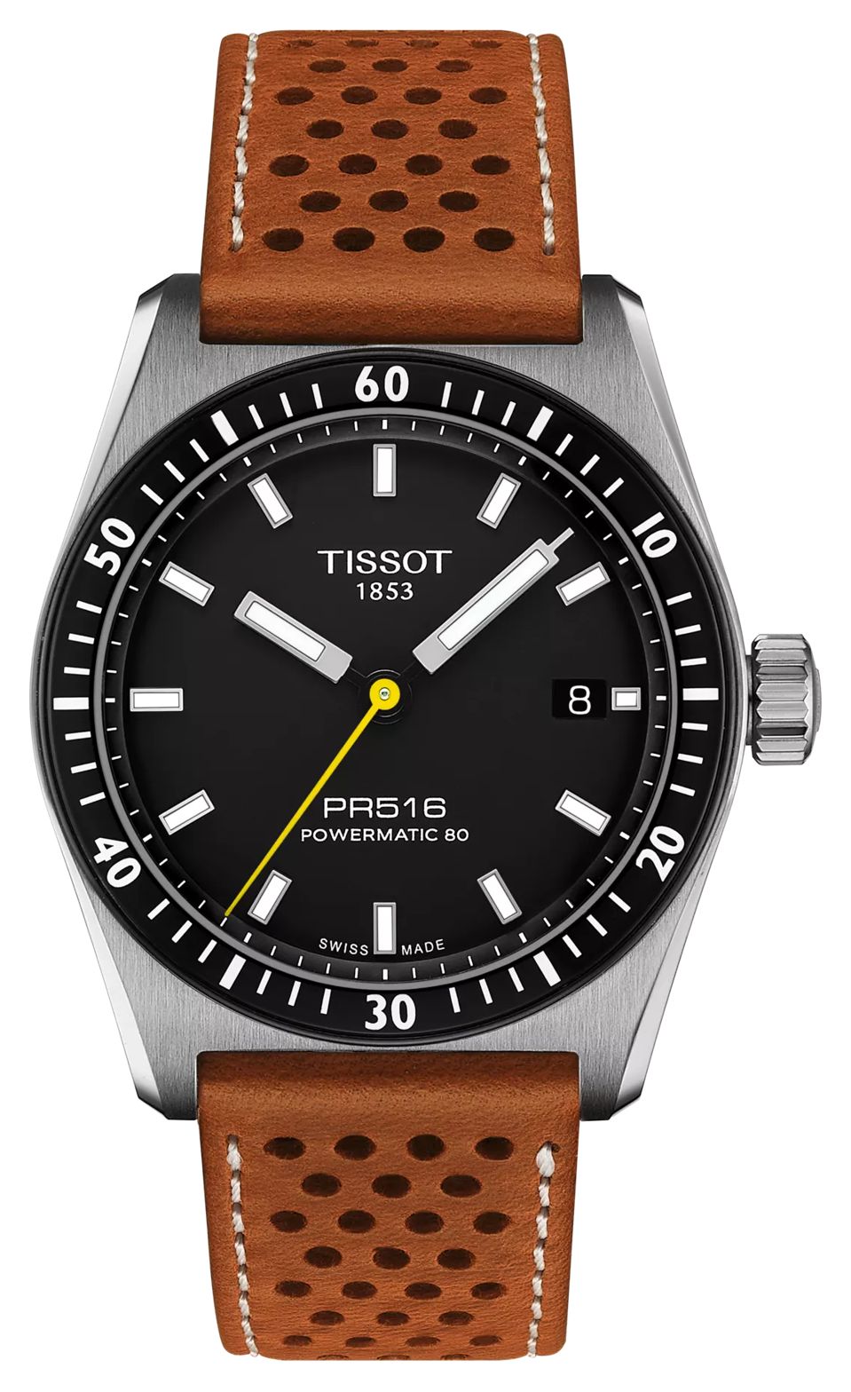 Tissot T1494071605100 PR516 Powermatic 80 (38mm) Black Dial Watch