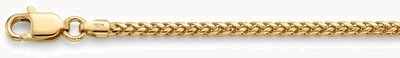 9ct Yellow Gold Semi Solid Triple Spinga 20" 1.60mm Chain HTSP-160-9Y-20