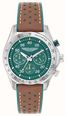 Aston Martin Thrill SGT W Quartz Chronograph (42mm) Podium Green Dial / Tan & Podium Green Silicone Strap MTRS1F501