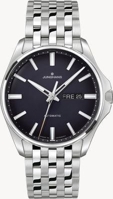 Junghans Meister S Automatic (40.5mm) Midnight Blue Dial / Stainless Steel Bracelet 27/4411.44