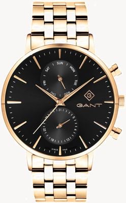 GANT PARK HILL Day-Date II (43.5mm) Black Dial / Gold PVD Stainless Steel G121013