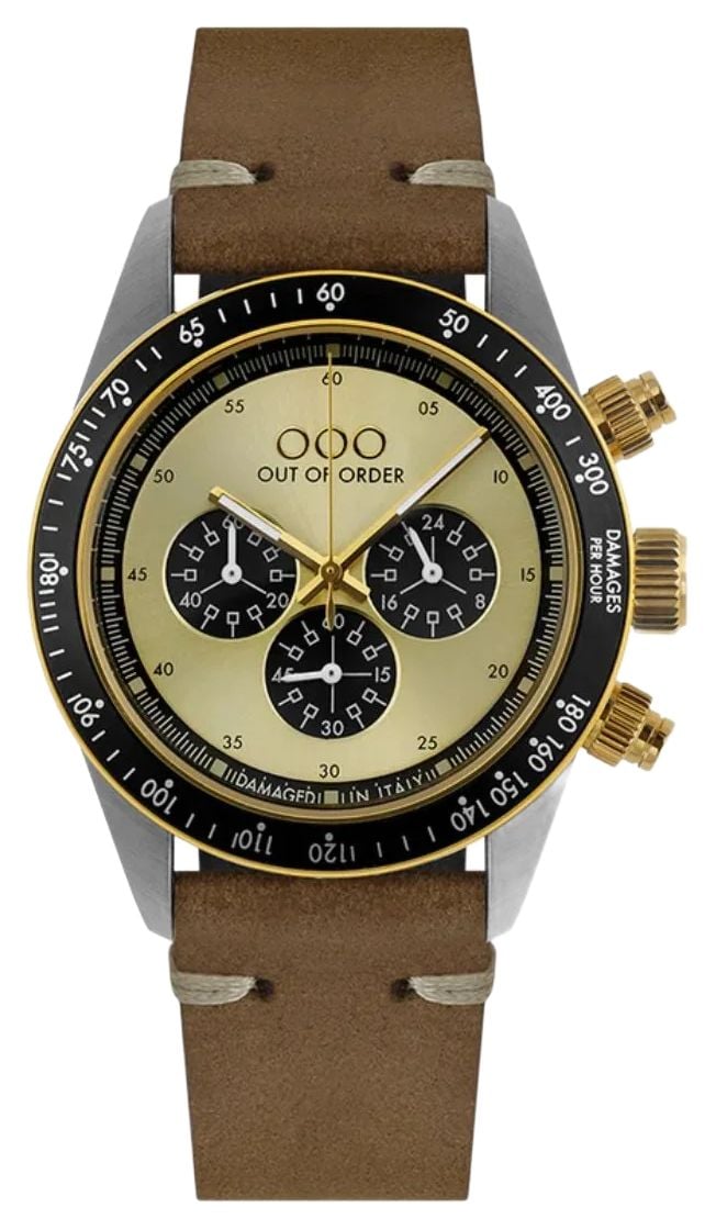 Out Of Order OOO.001-30.GL.AC Supervintage Chrono Golden Watch