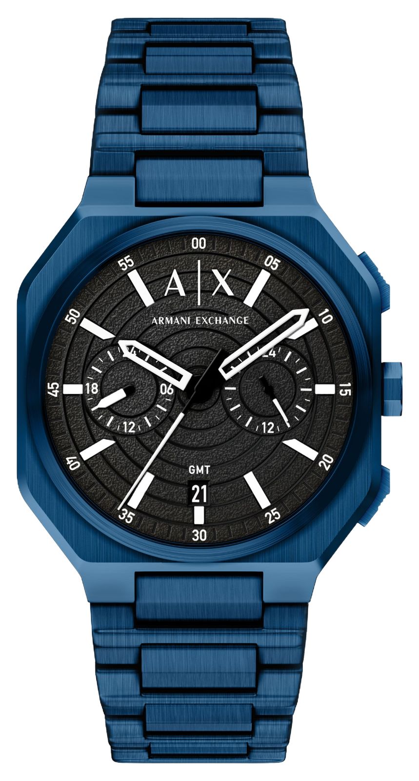 Armani Exchange AX1477 Dual-Time Quartz (40mm) Black Dial / Watch