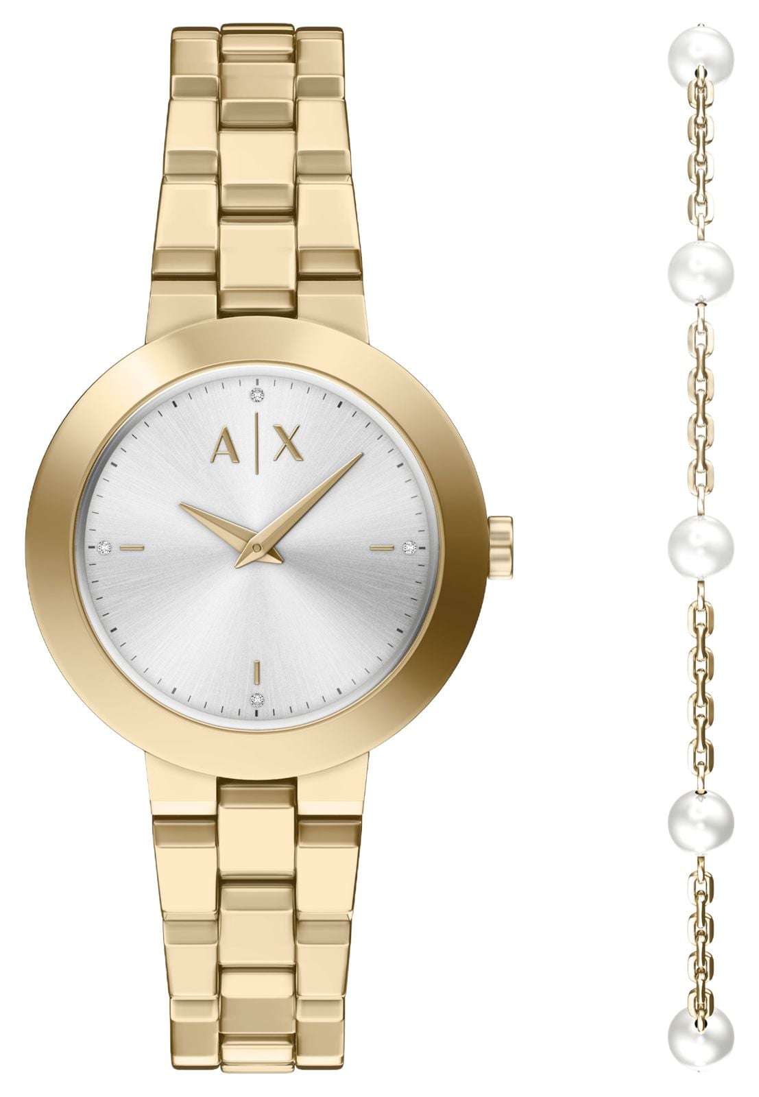 Armani Exchange AX7185SET Quartz Watch & Bracelet Gift Set (