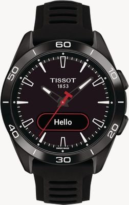 Tissot T-Touch Connect Sport (43.75mm) Black Hybrid Dial / Black Silicone Strap T1534204705104