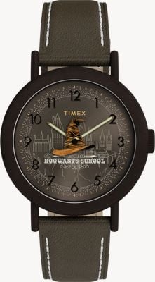 Timex x Harry Potter Weekender Sorting Hat (37mm) Brown Dial / Brown Leather Strap TW2Y77000