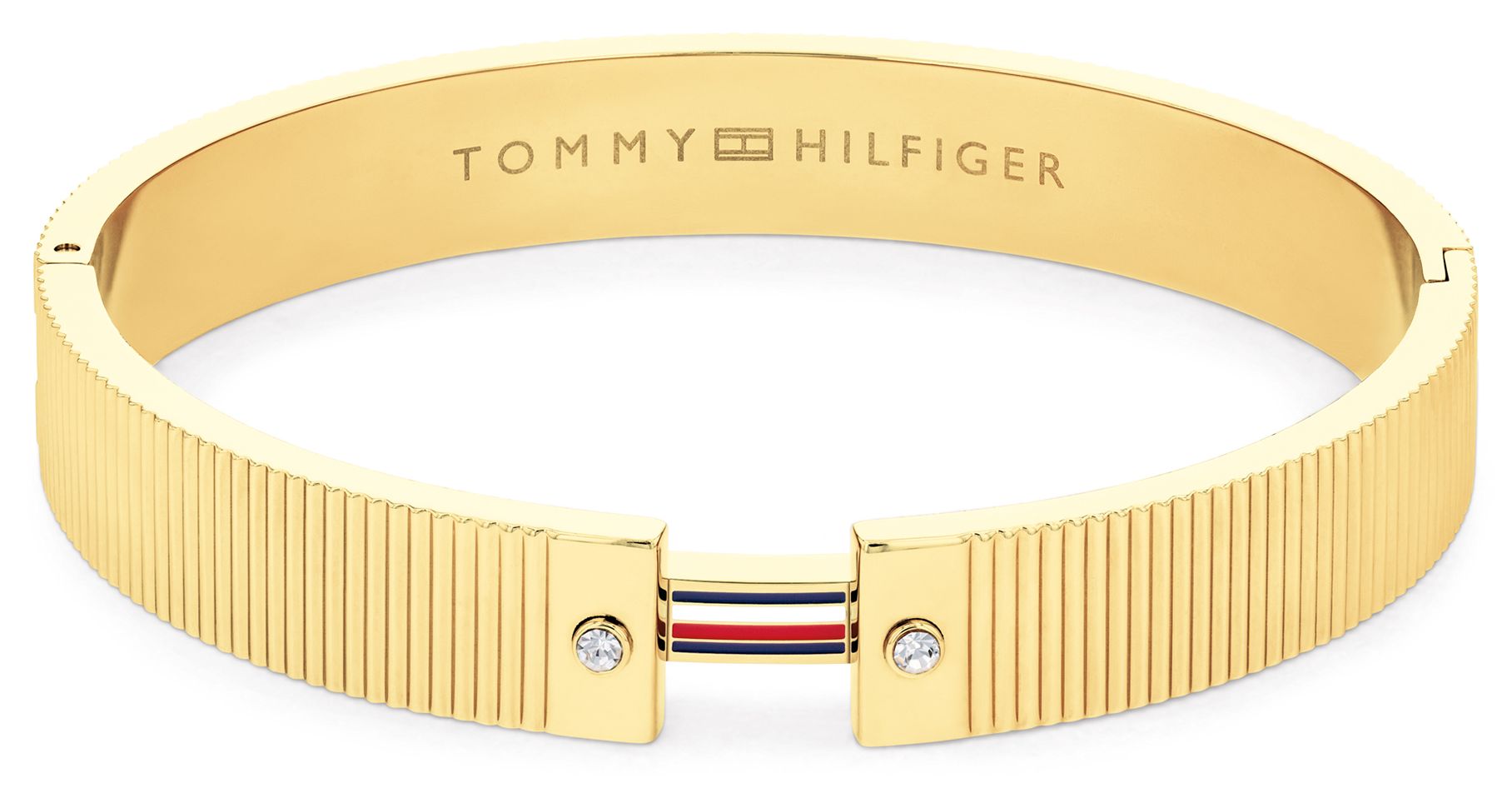 Tommy Hilfiger 2781046 Stripes Chunky Gold-Tone Bracelet Jewellery