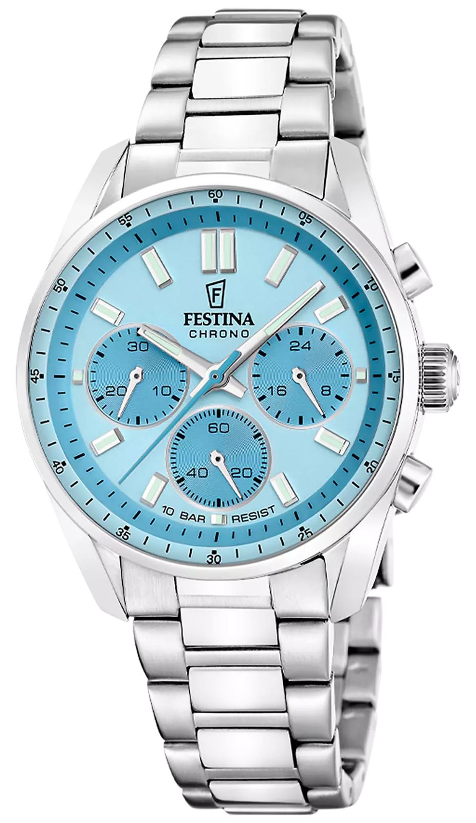 Festina F20753/2 Boyfriend Quartz Chronograph (37.5mm) Sky Watch