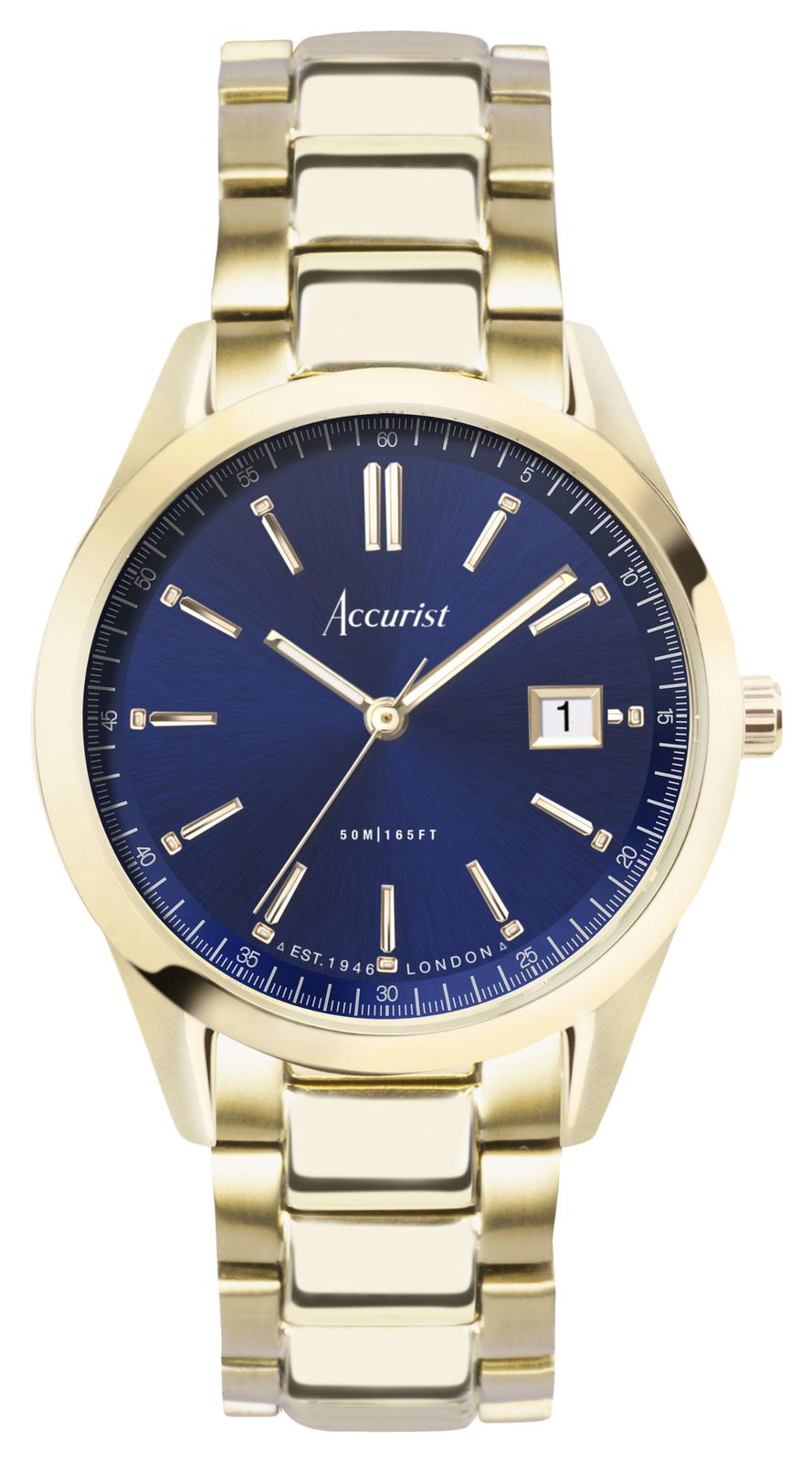 Accurist 74015 Men's Everyday Quartz (40mm) Oxford Blue Dial Watch