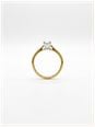 0.50ct Oval Natural Diamond 18ct Yellow Gold Solitaire Ring J93634 - alternate view 3