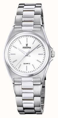 Festina Women's | White Dial | Stainless Steel Bracelet F20553/2